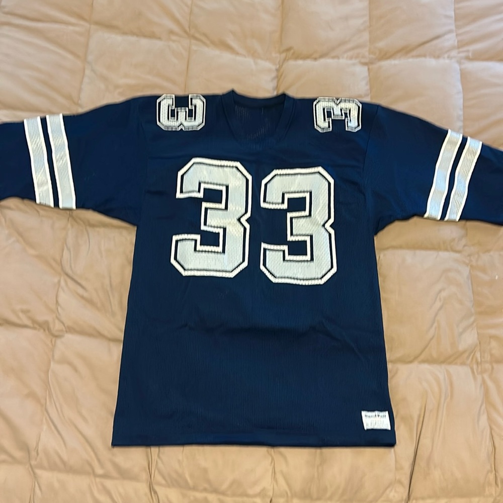 Vintage Sand Knit Dallas Cowboys Tony Dorsett Jersey